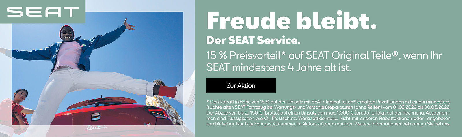 Seat Service Aktion - Freude bleibt