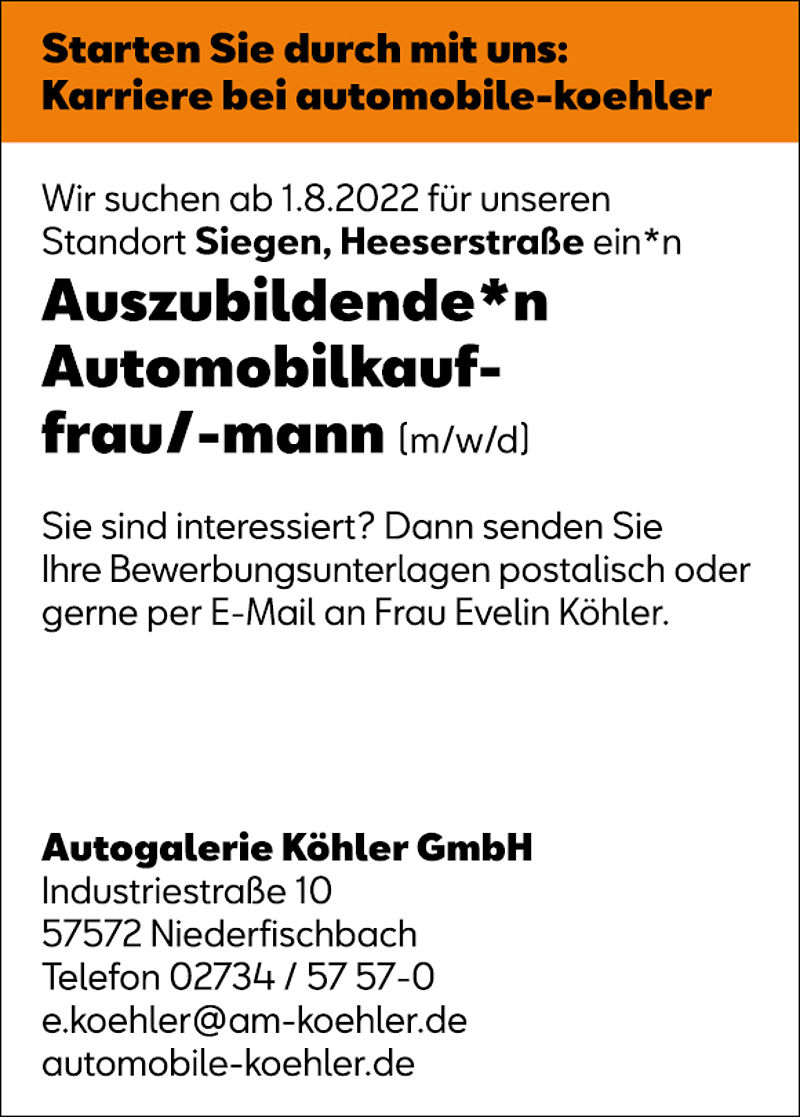 Azubi Automobilkaufmann Heeser (27.4.2022)