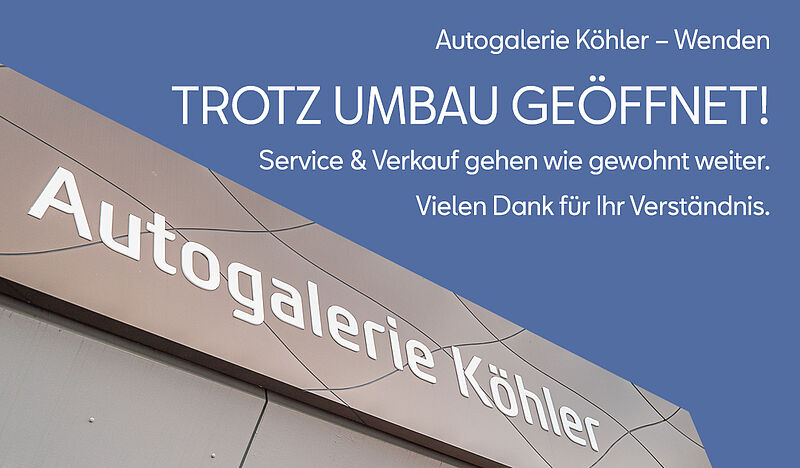 Wir bauen für Sie unser Autohaus in Wenden um!